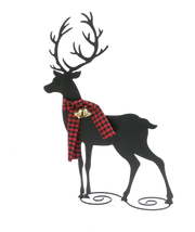 Metal Reindeer Silhouette - Looking Forward