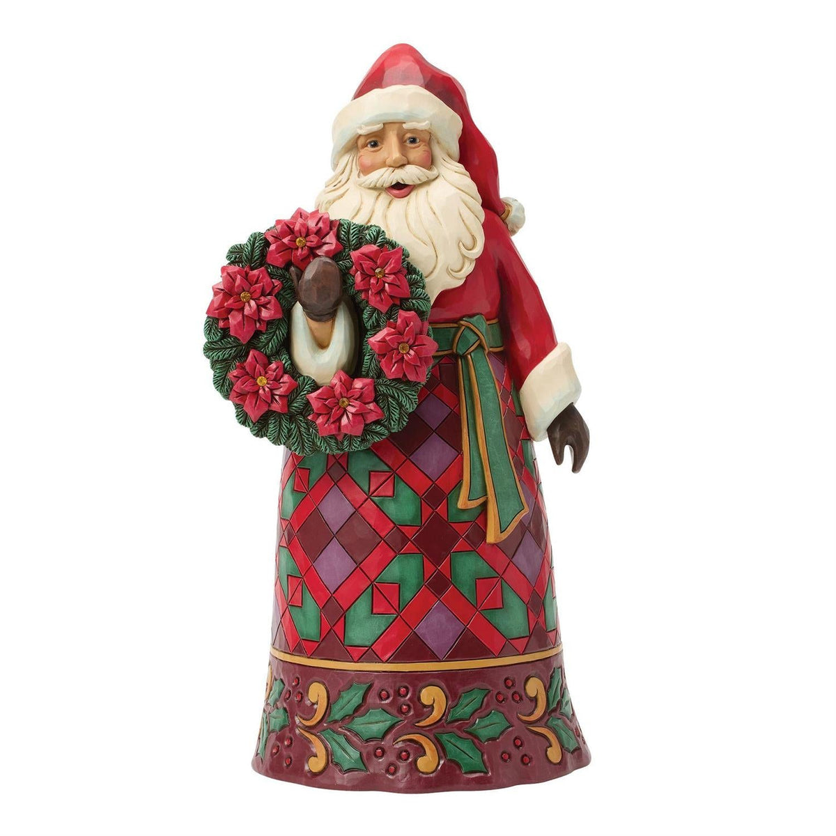 Festive Bearer: Santa's Poinsettia Proclamation