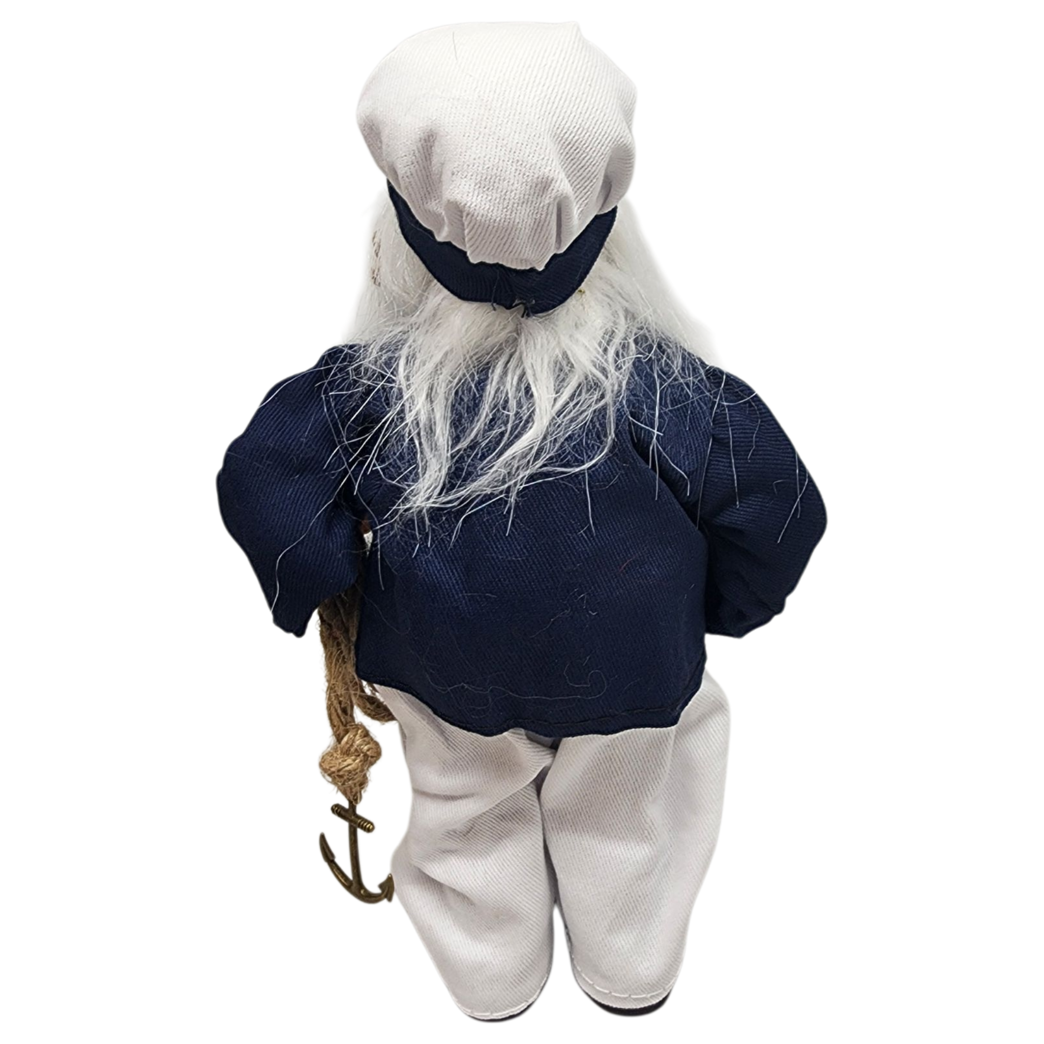 Salty Sailor Santa Figurine Ornament - 9 inches