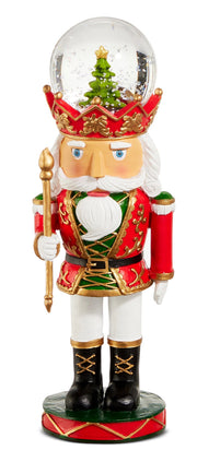Waterglobe Nutcracker - Red