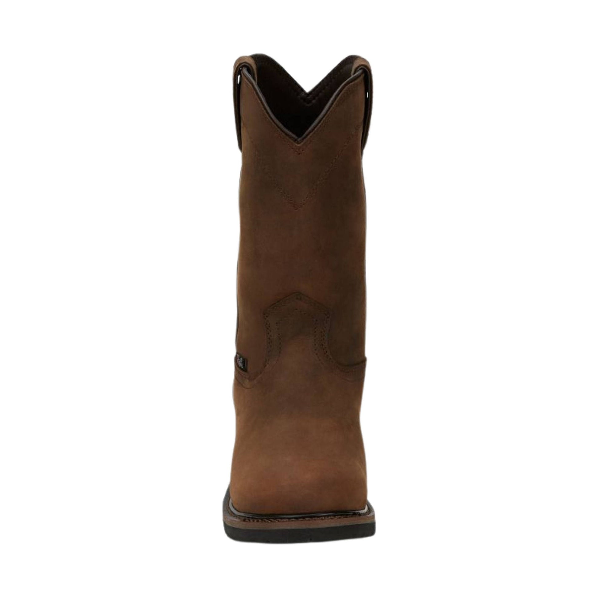 Justin Men's 11 Inch Drywall Wyoming Waterproof Soft Toe Work Boots - Brown by Lenny's Shoe & Apparel
