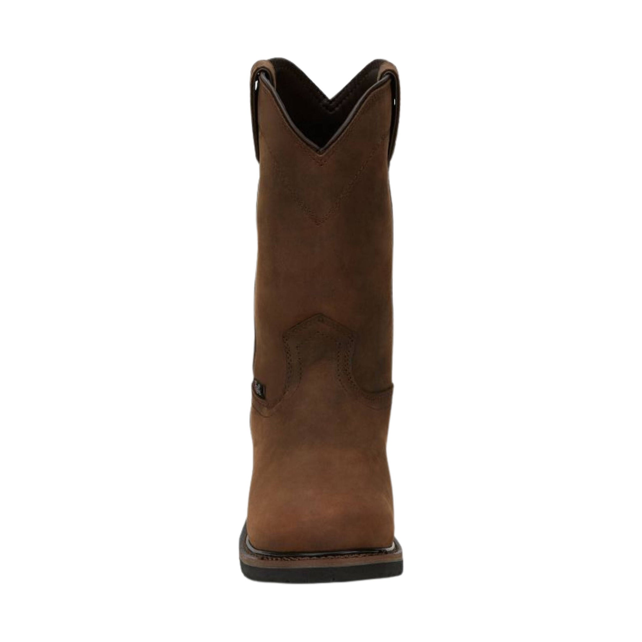 Justin Men's 11 Inch Drywall Wyoming Waterproof Soft Toe Work Boots - Brown by Lenny's Shoe & Apparel