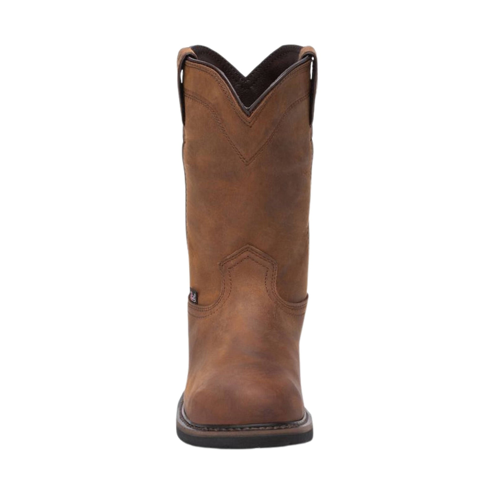 Justin Men's 11 Inch Drywall Wyoming Waterproof Steel Toe Work Boots - Brown by Lenny's Shoe & Apparel