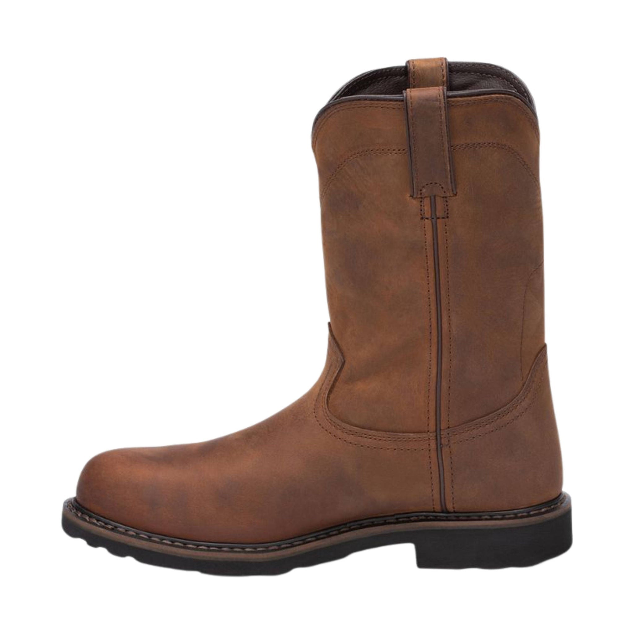 Justin Men's 11 Inch Drywall Wyoming Waterproof Steel Toe Work Boots - Brown by Lenny's Shoe & Apparel