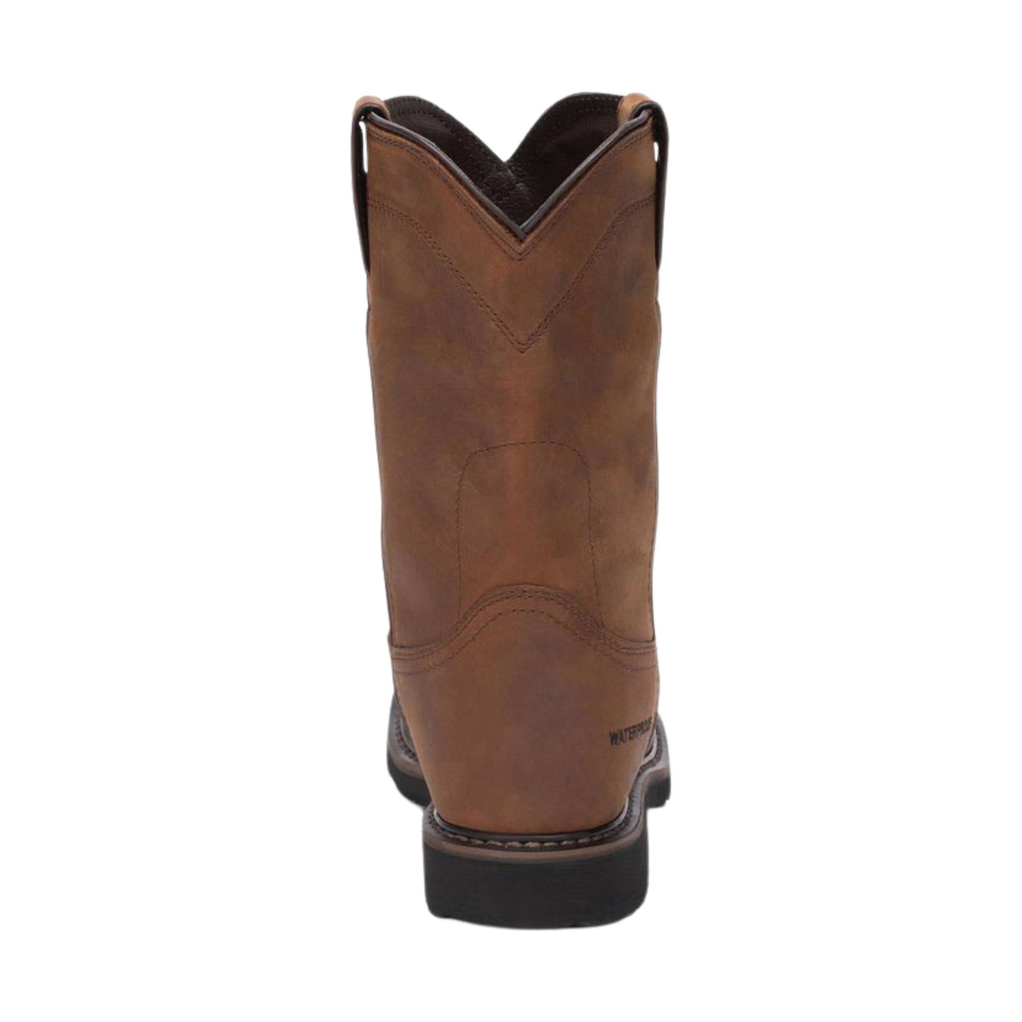 Justin Men's 11 Inch Drywall Wyoming Waterproof Steel Toe Work Boots - Brown by Lenny's Shoe & Apparel