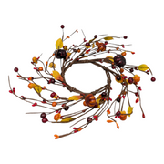 Autumn Pumpkin Candle Ring - 4" opening
