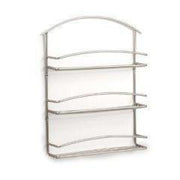 Spice Rack - Hanging Euro Satin Nickle by Homeportonline