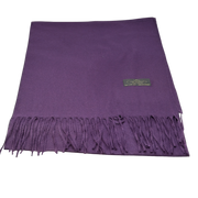 Plum Purple Cashmere Scarf