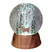 Lighted Spinning Waterglobe - Forest Scene