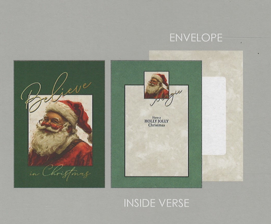 Season's Favorites - Believe (Forest Green & Gold)