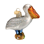 Pelican Glass Blown Ornament