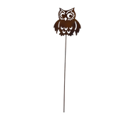 Owl Garden Stake - His