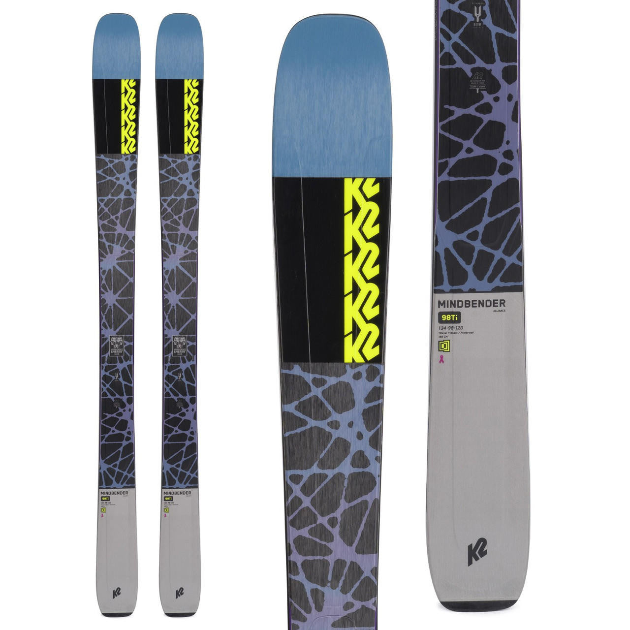 K2 Mindbender 98 Ti Alliance Women's Skis 2022 by Alpine Shop