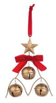 Jingle Bell Ornament - Gold