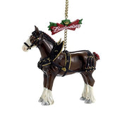 Budweiser Clydesdale Horse Ornament - 4"