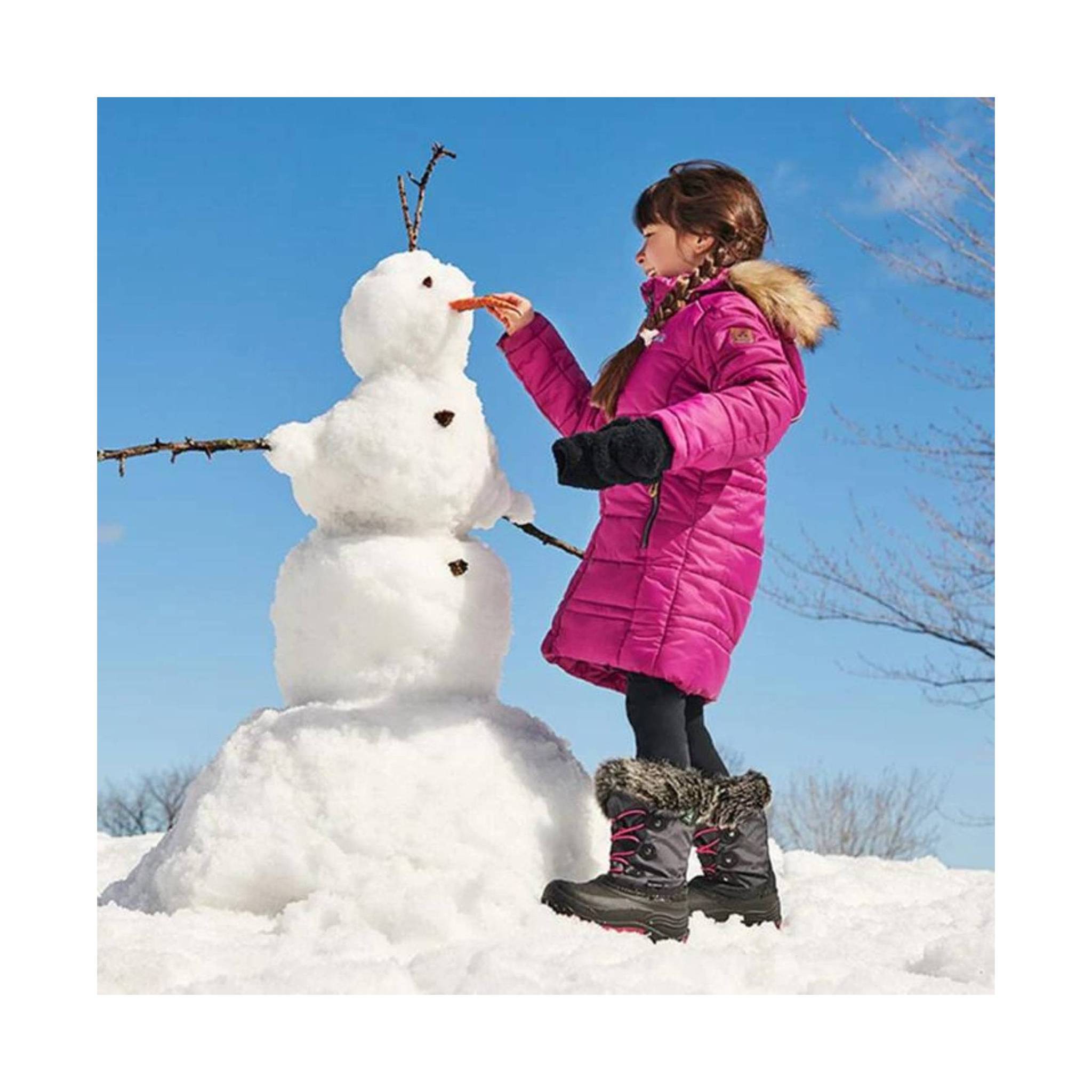 Kamik Big Kids' Powdery 3 Winter Boots - Charcoal by Lenny's Shoe & Apparel