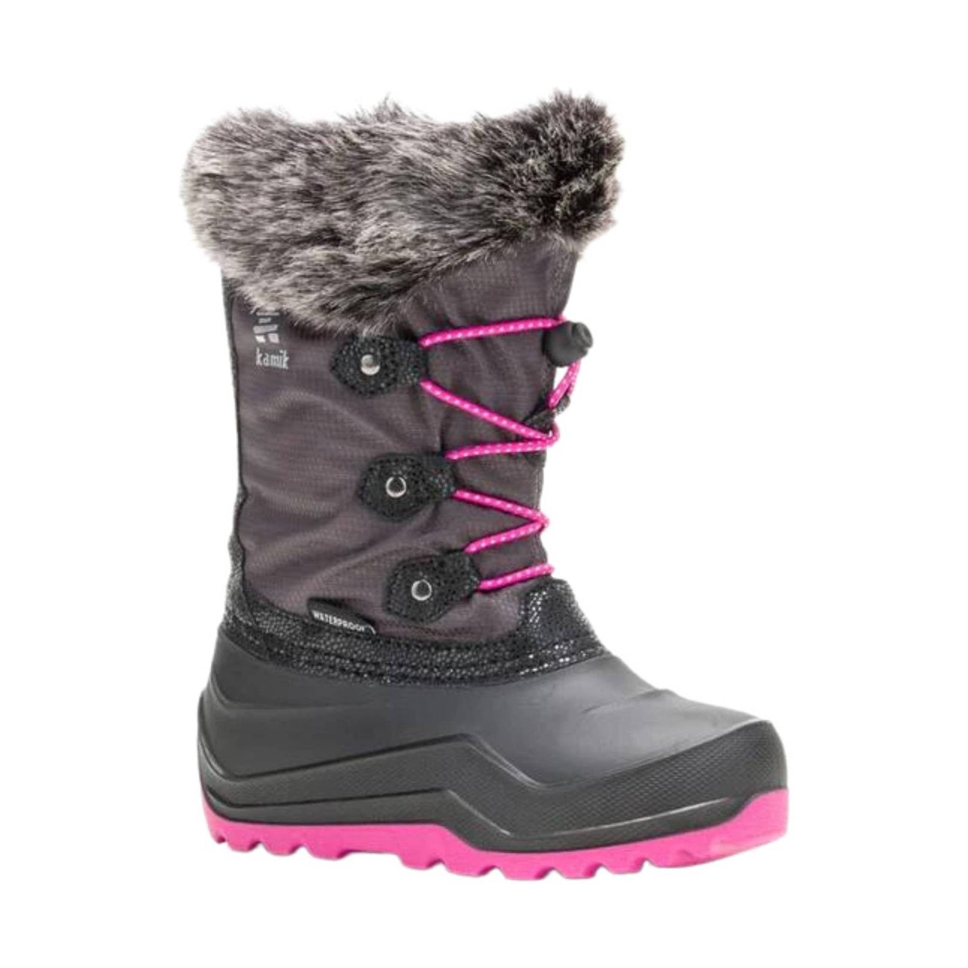 Kamik Big Kids' Powdery 3 Winter Boots - Charcoal by Lenny's Shoe & Apparel