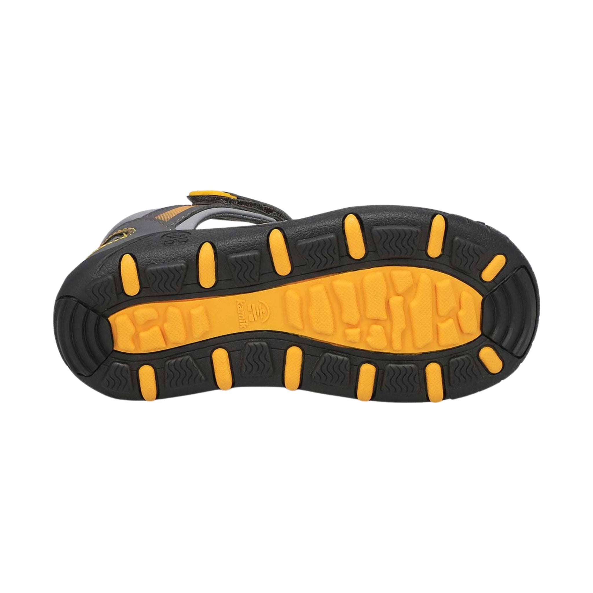 Kamik Kids' Kick Sandals - Grey/Orange by Lenny's Shoe & Apparel