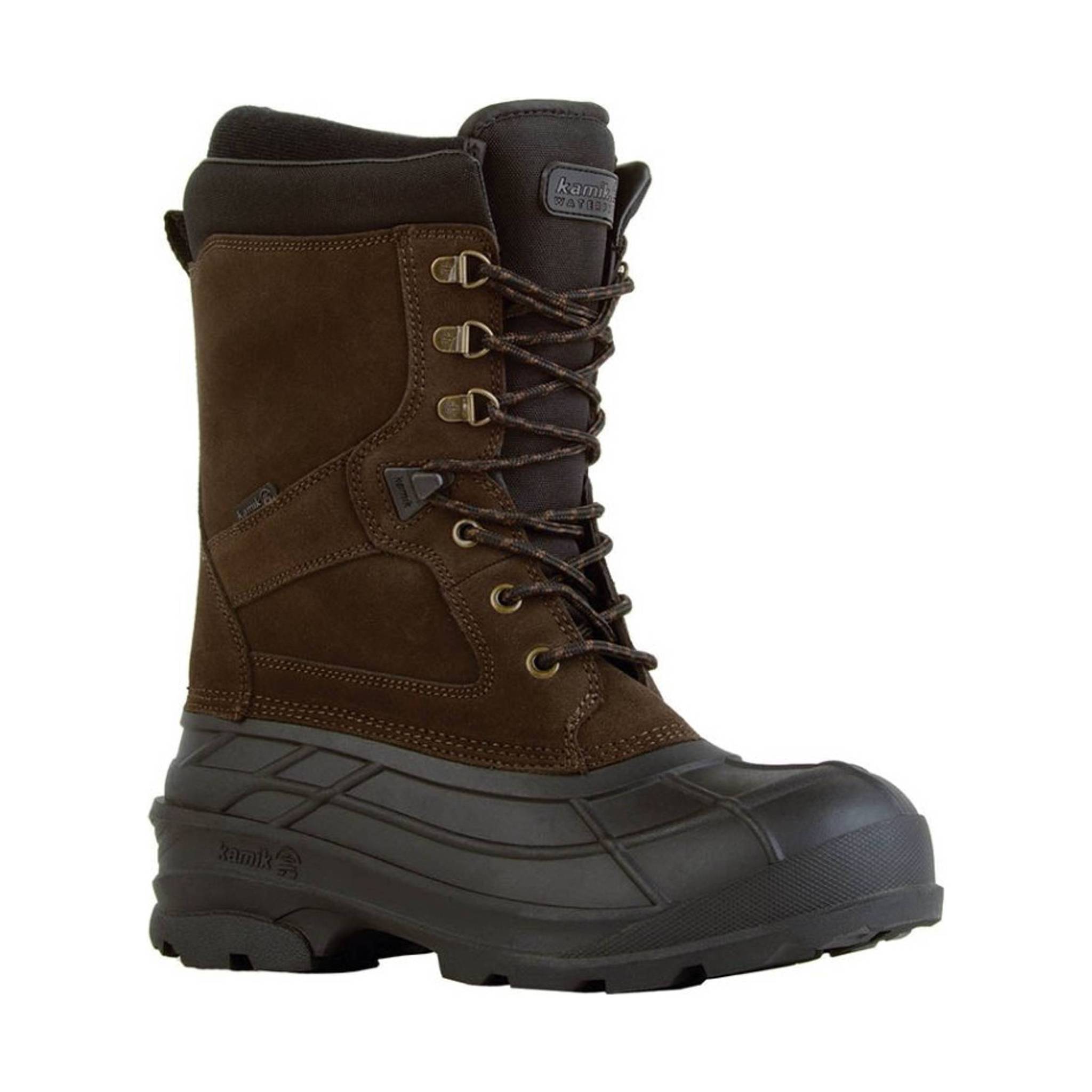 Kamik Men's Nation Plus Winter Boots - Dark Brown by Lenny's Shoe & Apparel