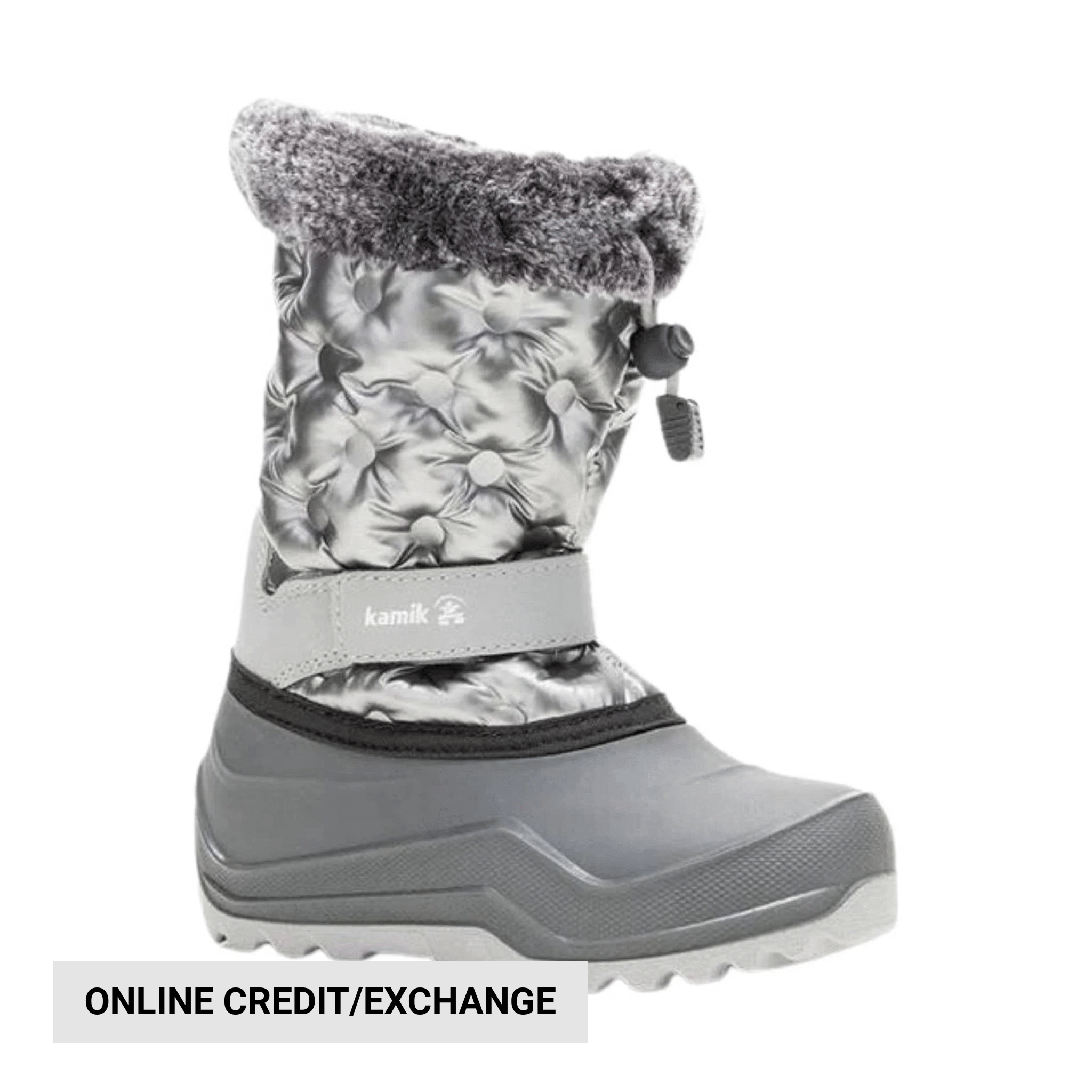Kamik Toddler Penny 3 Winter Boot - Silver by Lenny's Shoe & Apparel