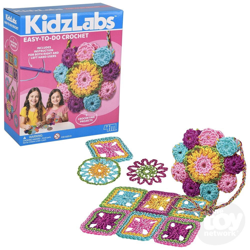 4M Kidzlabs Knitting Easy-To-Do Crochet by Homeportonline