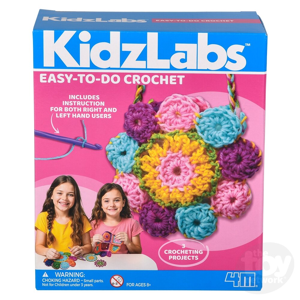 4M Kidzlabs Knitting Easy-To-Do Crochet by Homeportonline