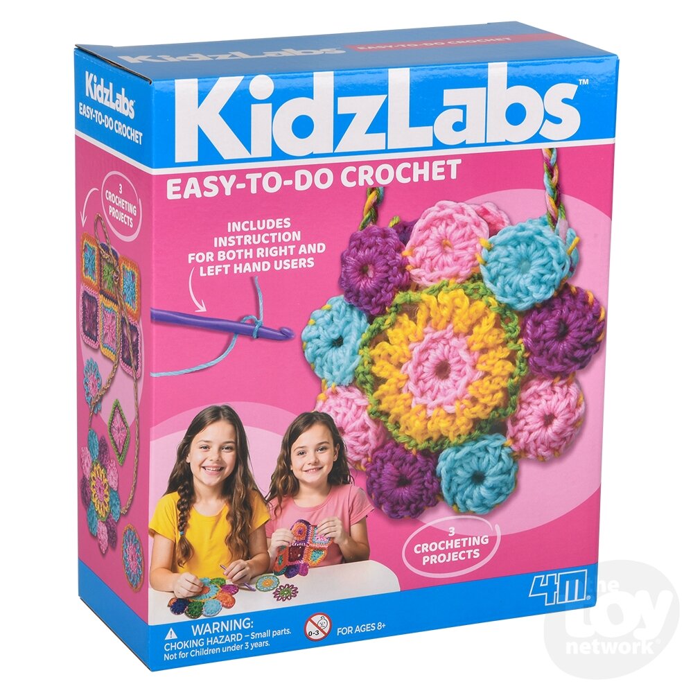 4M Kidzlabs Knitting Easy-To-Do Crochet by Homeportonline