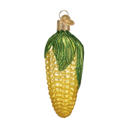 Ear Of Corn Glass Ornament
