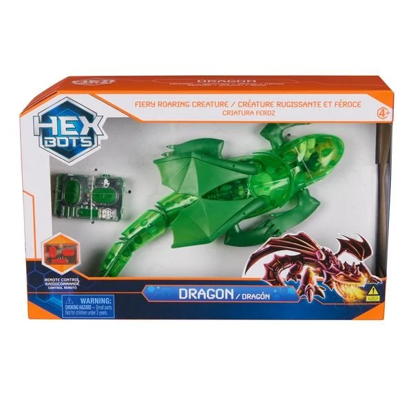 Hex Bots Remote Control Dragon (Green)