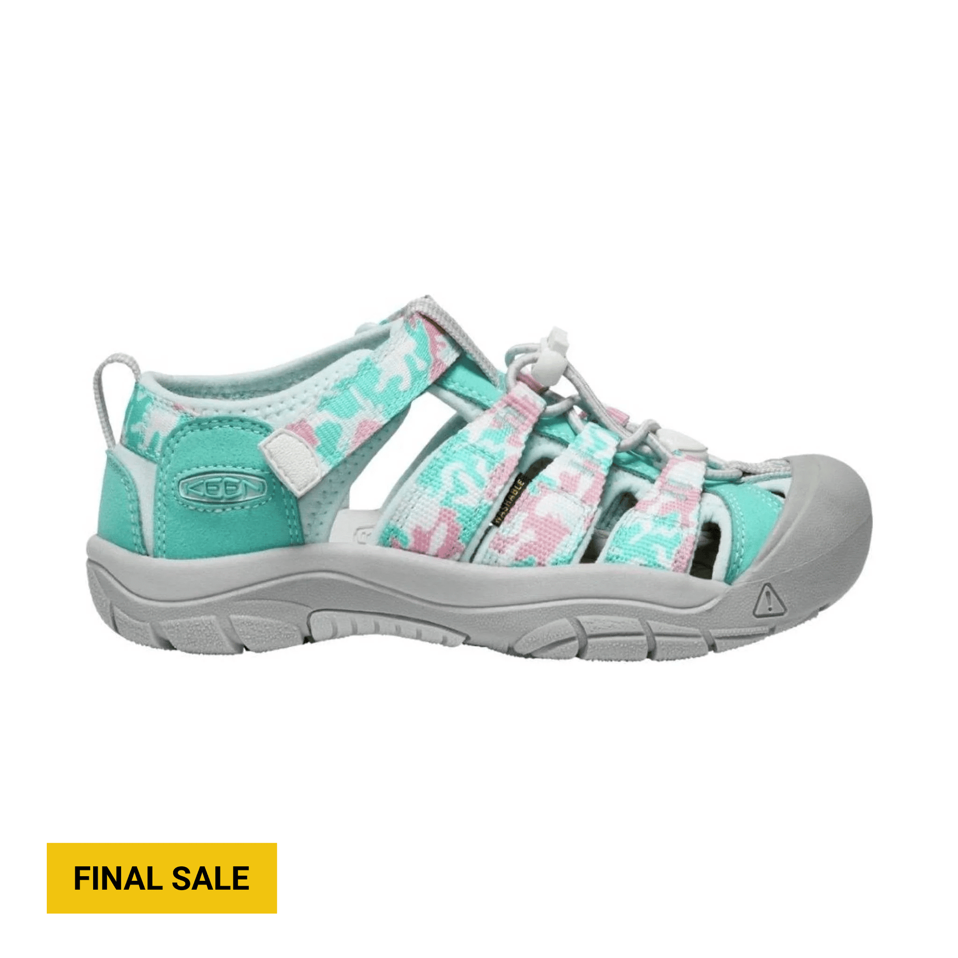 KEEN Big Kids' Newport H2 - Camo/Pink Icing by Lenny's Shoe & Apparel