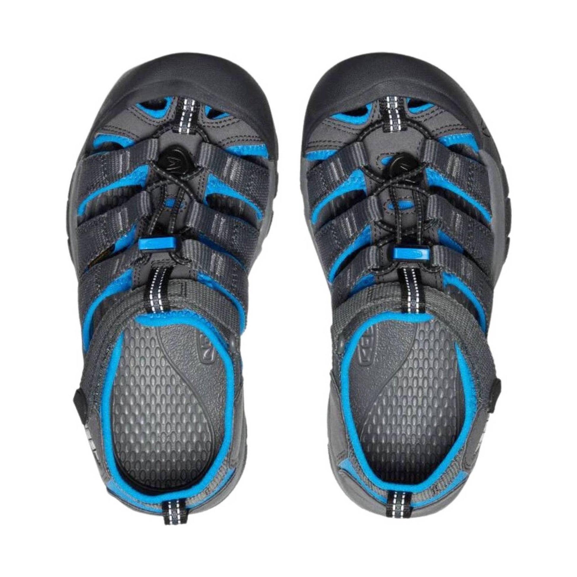 KEEN Big Kids' Newport H2 - Magnet/Brilliant Blue by Lenny's Shoe & Apparel