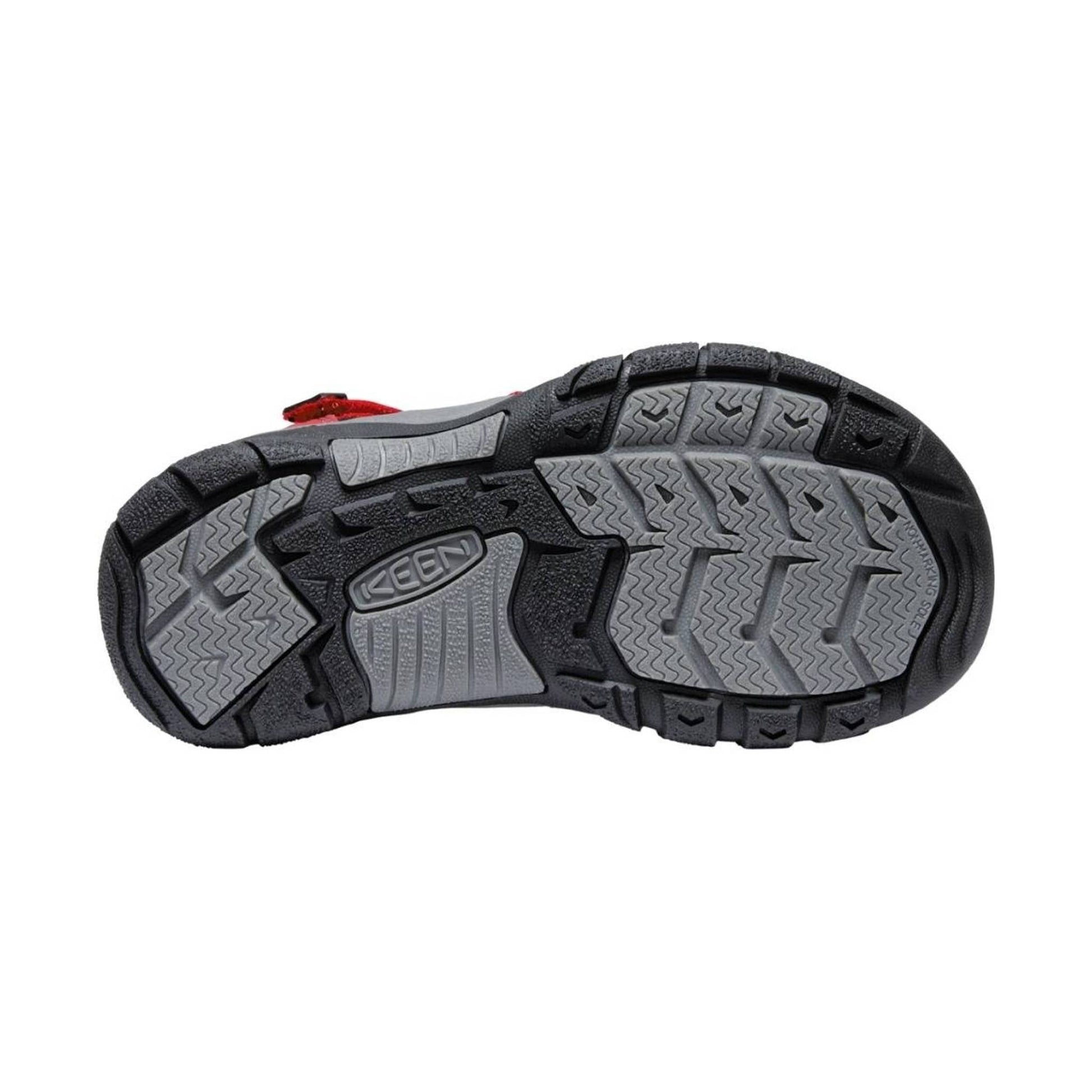 KEEN Big Kids' Newport H2 - Ribbon Red/Gargoyle by Lenny's Shoe & Apparel