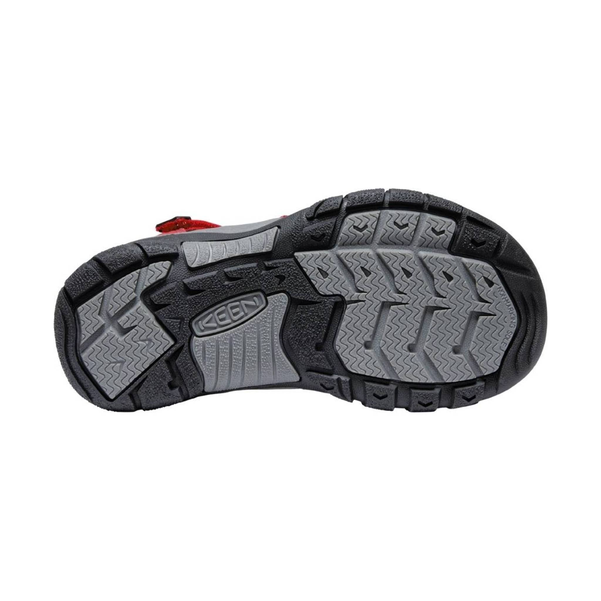 KEEN Big Kids' Newport H2 - Ribbon Red/Gargoyle by Lenny's Shoe & Apparel