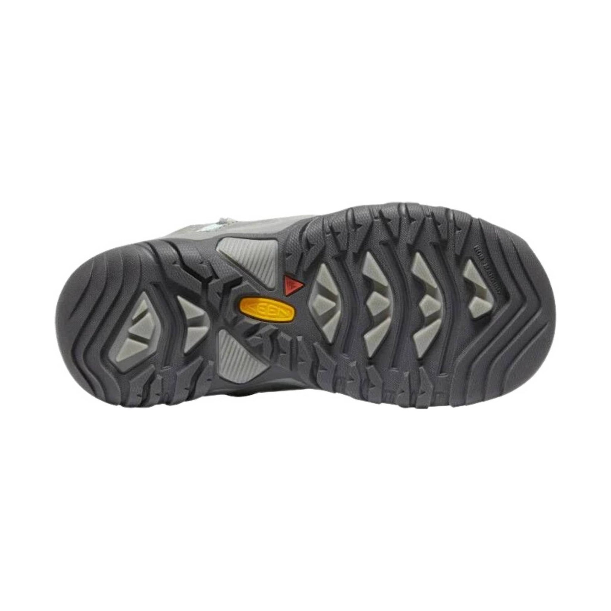 KEEN Big Kids' Ridge Flex Waterproof Mid Boot- Grey/Blue Tint by Lenny's Shoe & Apparel
