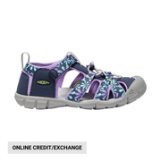 KEEN Big Kids' Seacamp II CNX - Black Iris/African Violet by Lenny's Shoe & Apparel