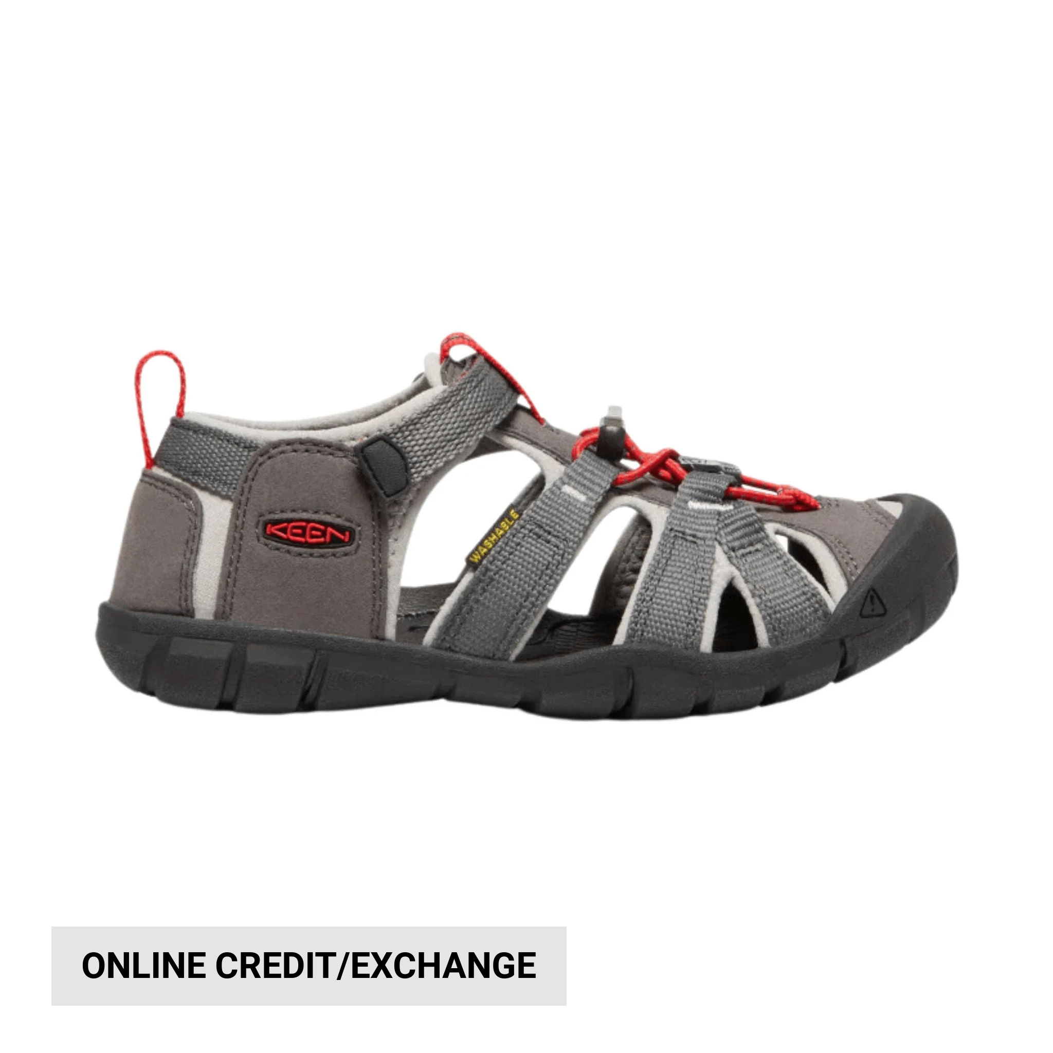 KEEN Big Kids' Seacamp II CNX Sandals - Magnet/Drizzle by Lenny's Shoe & Apparel