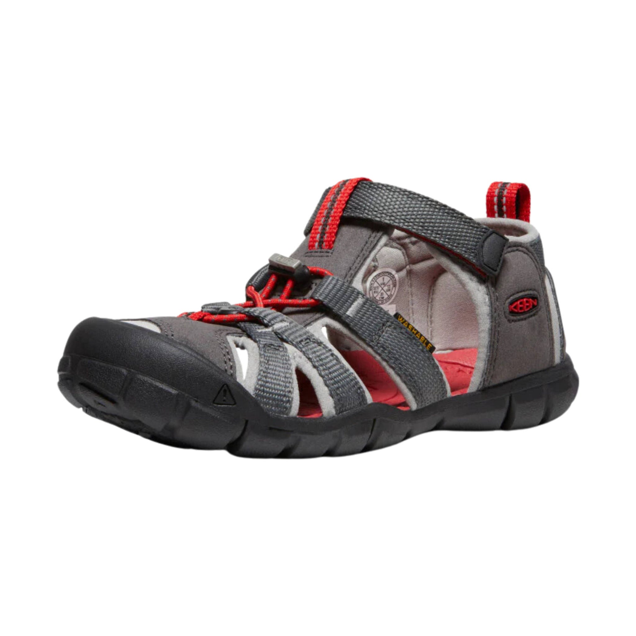 KEEN Big Kids' Seacamp II CNX Sandals - Magnet/Drizzle by Lenny's Shoe & Apparel