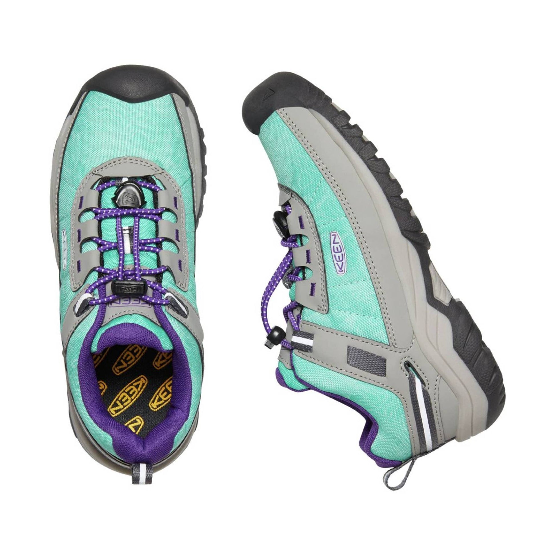KEEN Big Kids' Targhee Sport Vent - Waterfall/Vapor by Lenny's Shoe & Apparel