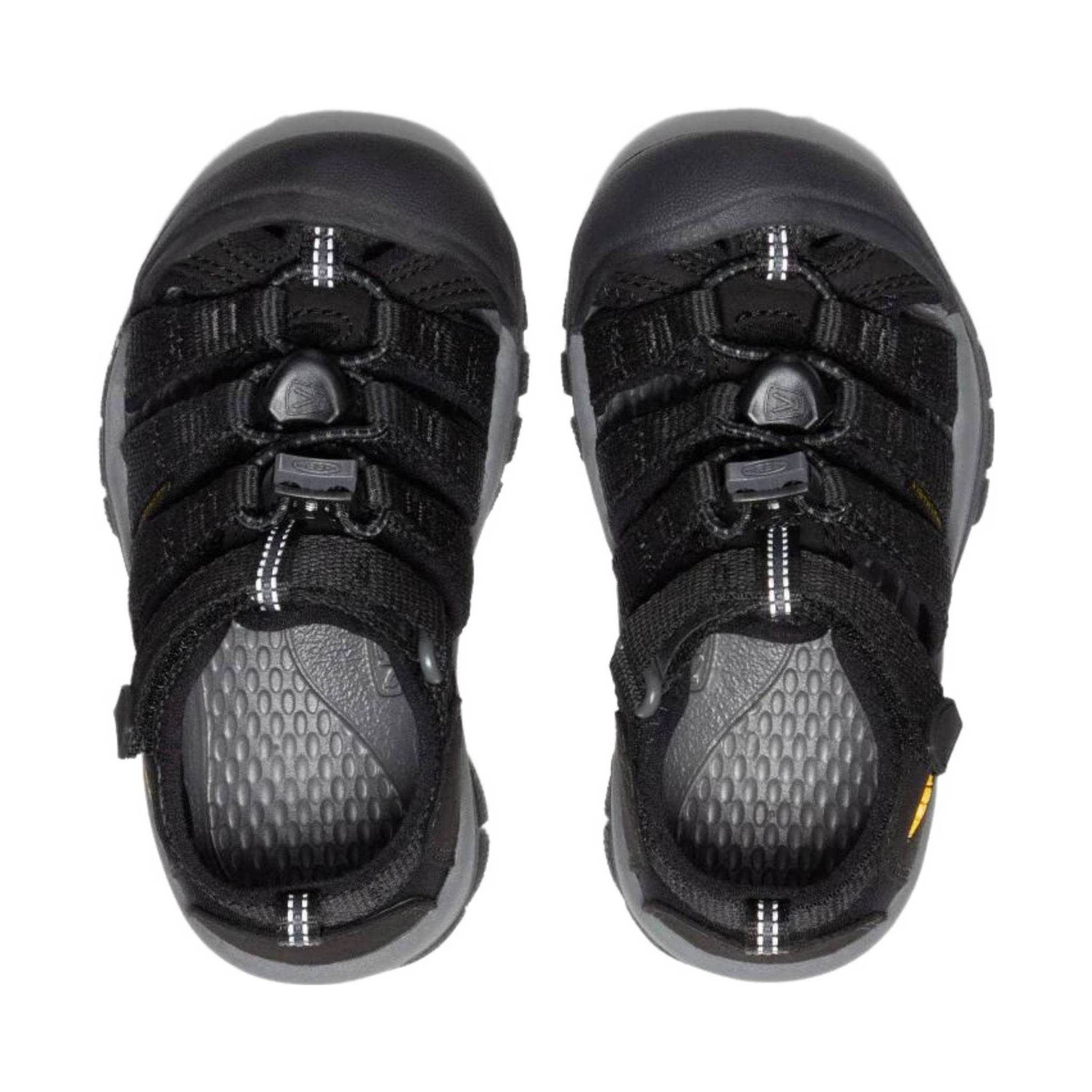 KEEN Little Kids' Newport H2 - Black/Keen Yellow by Lenny's Shoe & Apparel