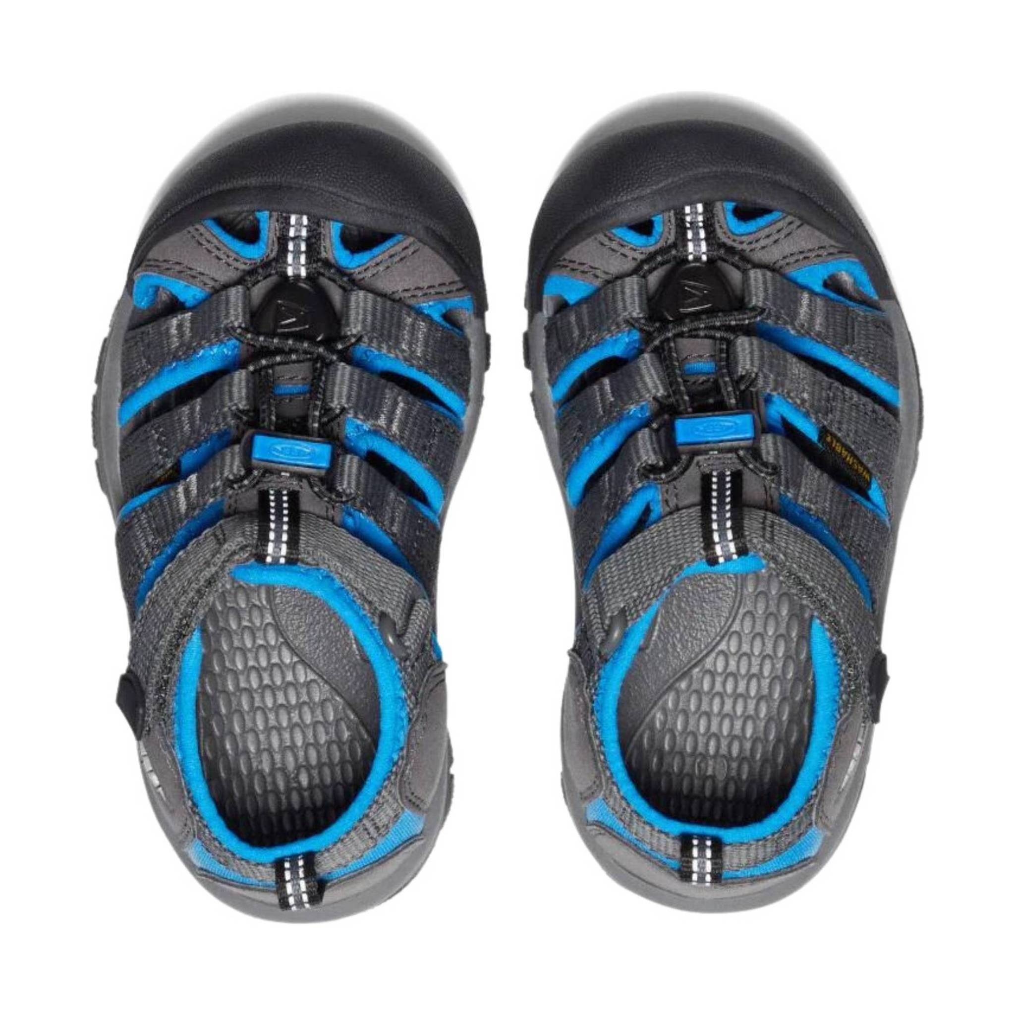 KEEN Little Kids' Newport H2 - Magnet/Brilliant Blue by Lenny's Shoe & Apparel