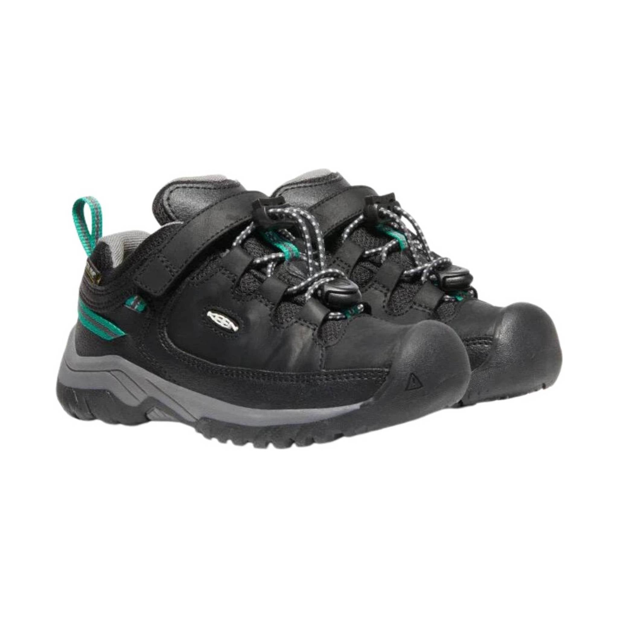 KEEN Little Kids' Targhee Low - Black/Star White by Lenny's Shoe & Apparel