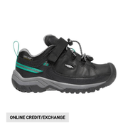 KEEN Little Kids' Targhee Low - Black/Star White by Lenny's Shoe & Apparel
