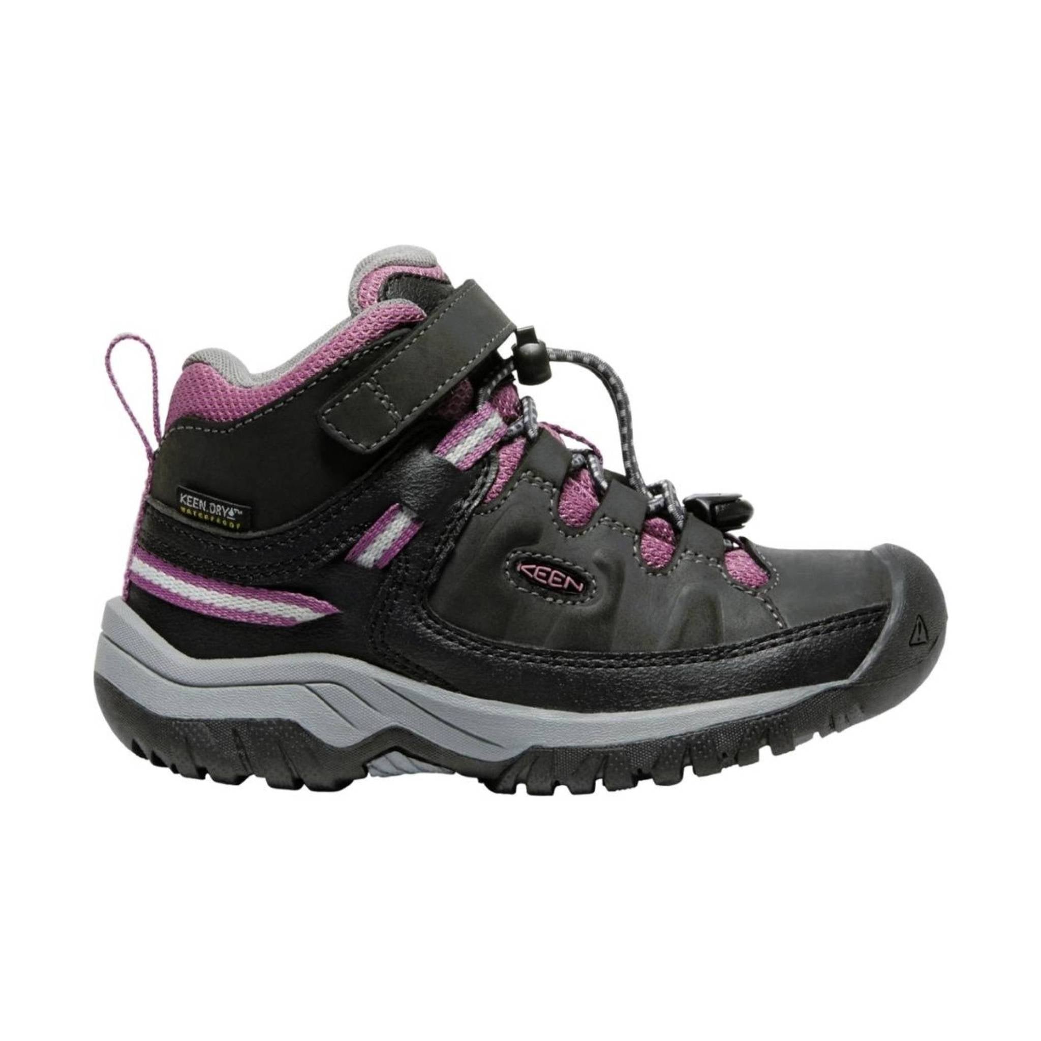 KEEN Little Kids' Targhee Waterproof Boot - Raven/Tulipwood by Lenny's Shoe & Apparel