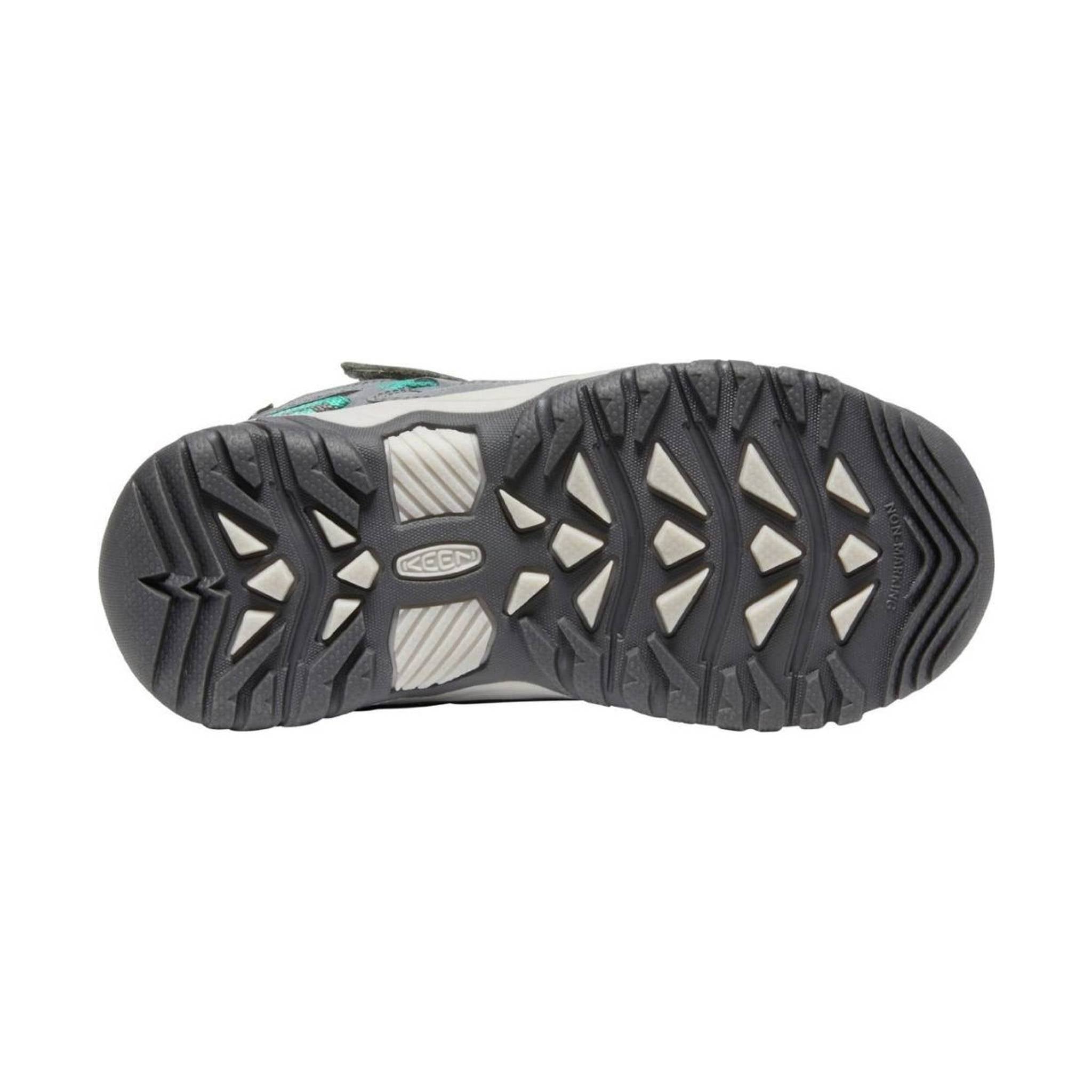 KEEN Little Kids' Targhee Waterproof Boot - Steel Grey Porcelain by Lenny's Shoe & Apparel