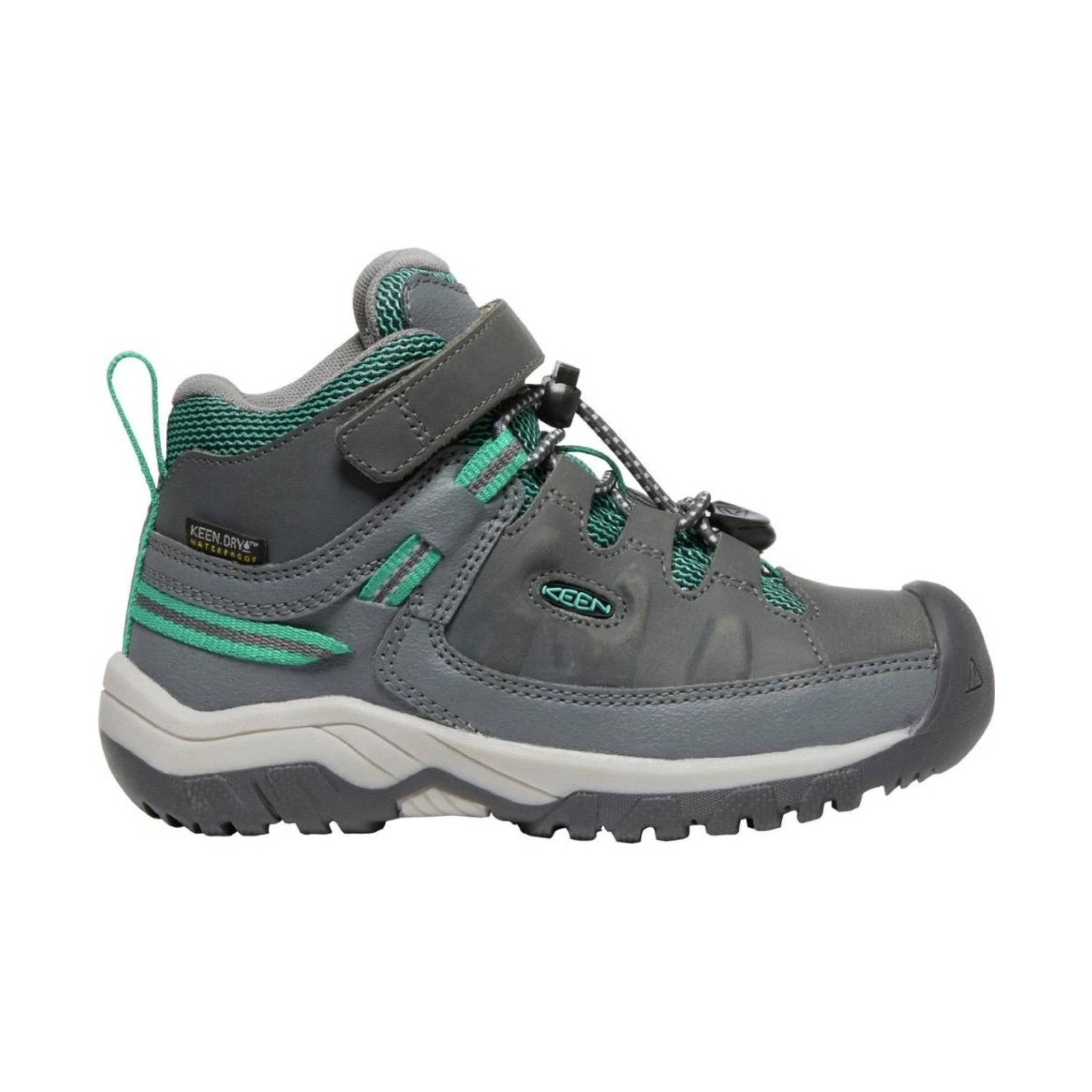 KEEN Little Kids' Targhee Waterproof Boot - Steel Grey Porcelain by Lenny's Shoe & Apparel