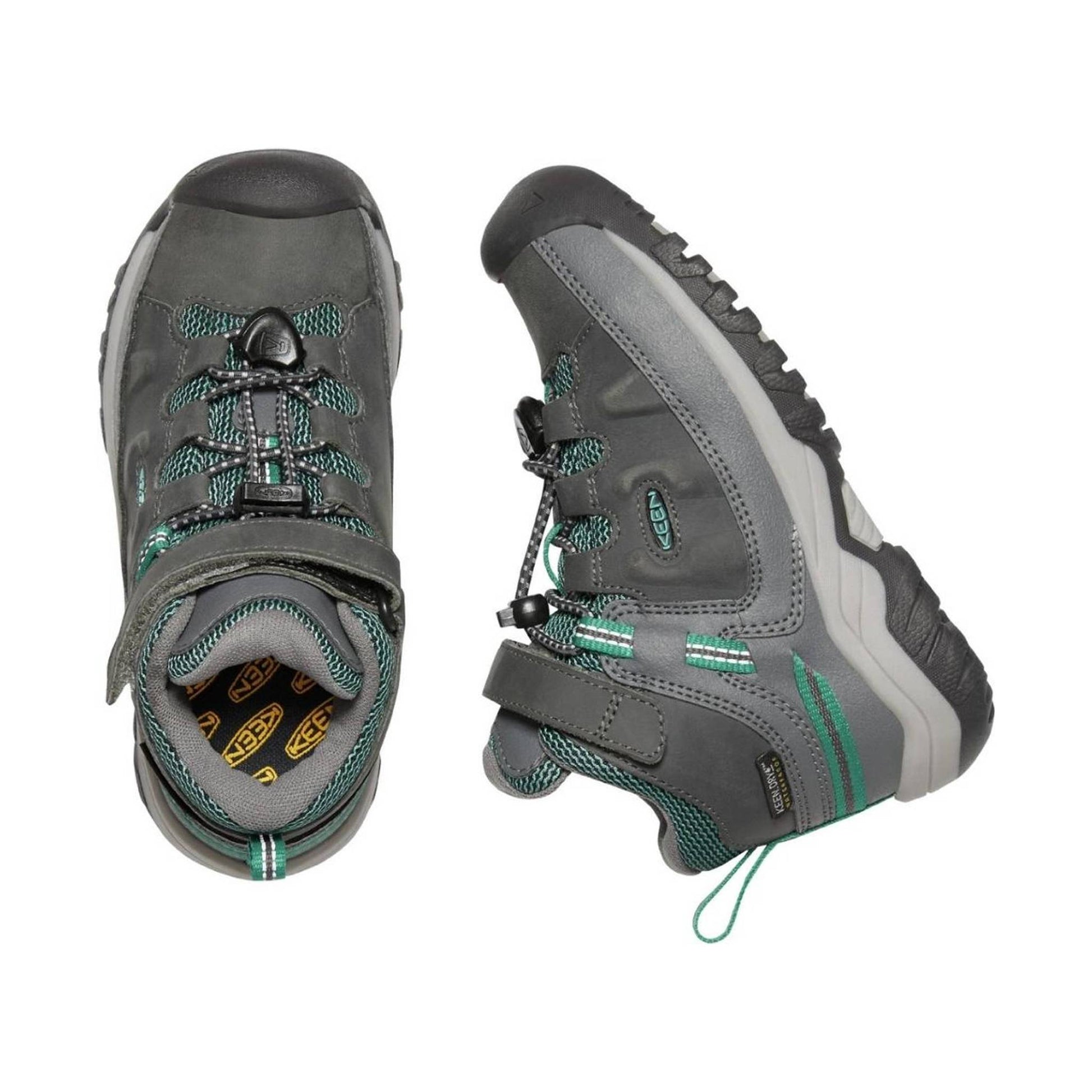 KEEN Little Kids' Targhee Waterproof Boot - Steel Grey Porcelain by Lenny's Shoe & Apparel