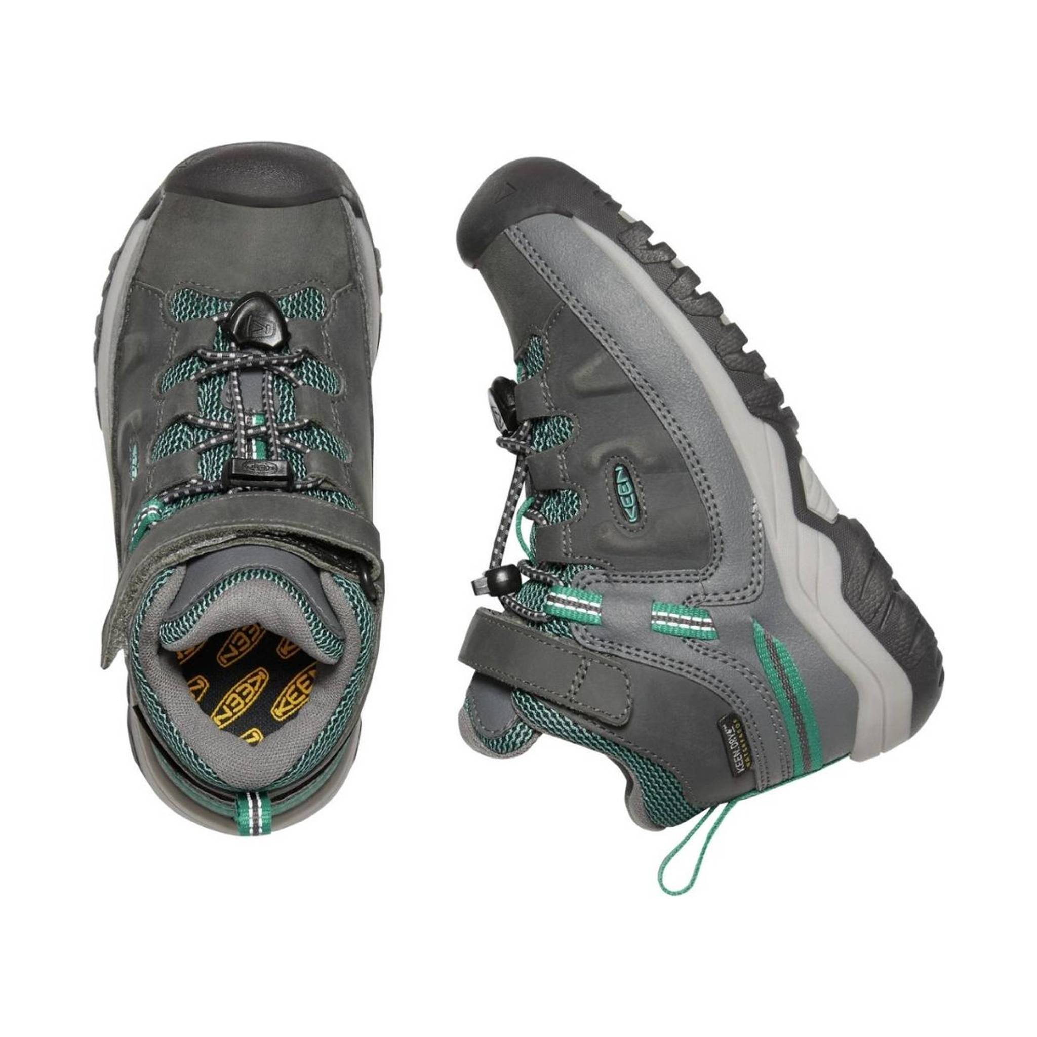 KEEN Little Kids' Targhee Waterproof Boot - Steel Grey Porcelain by Lenny's Shoe & Apparel