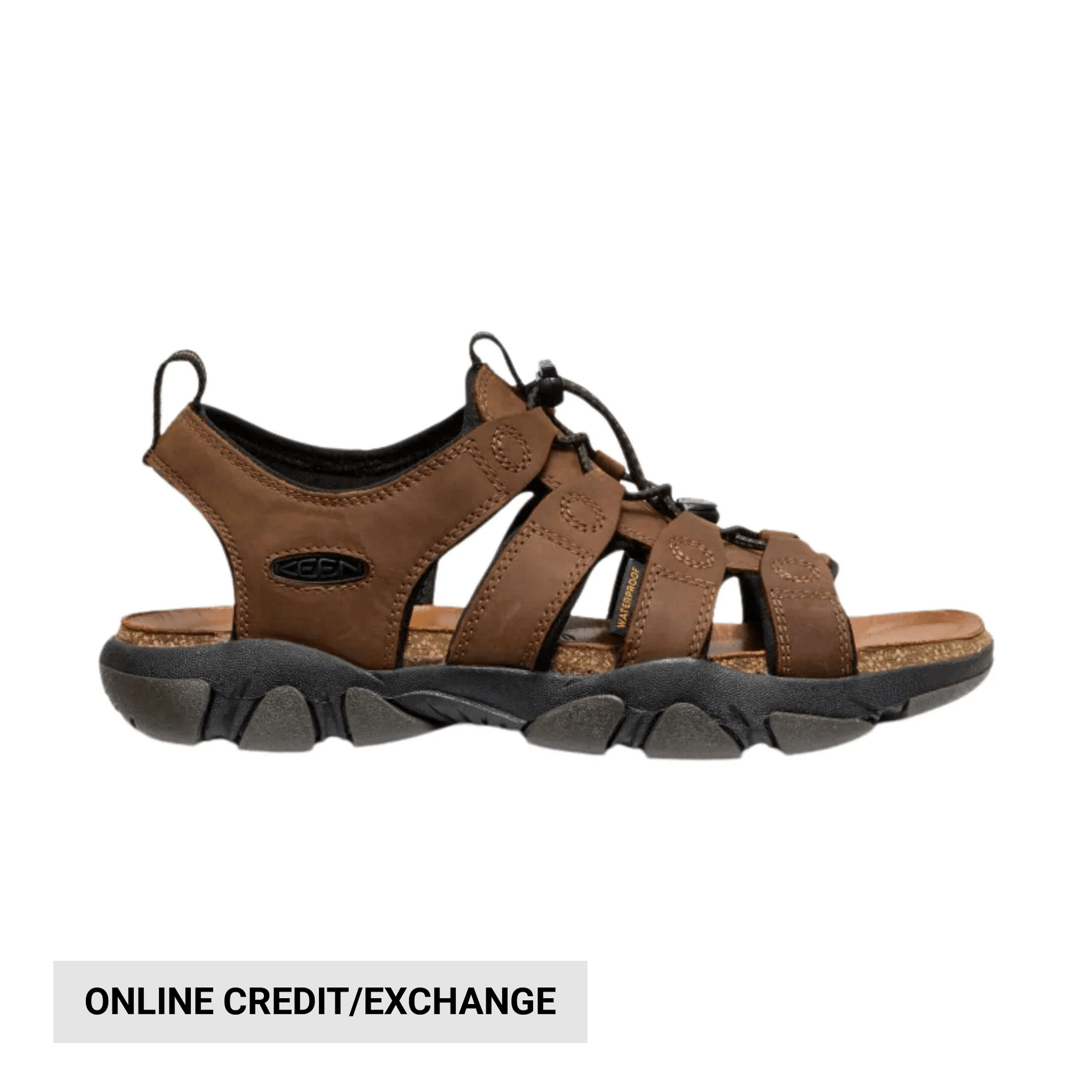 KEEN Men's Daytona II Sandal - Bison/Black by Lenny's Shoe & Apparel