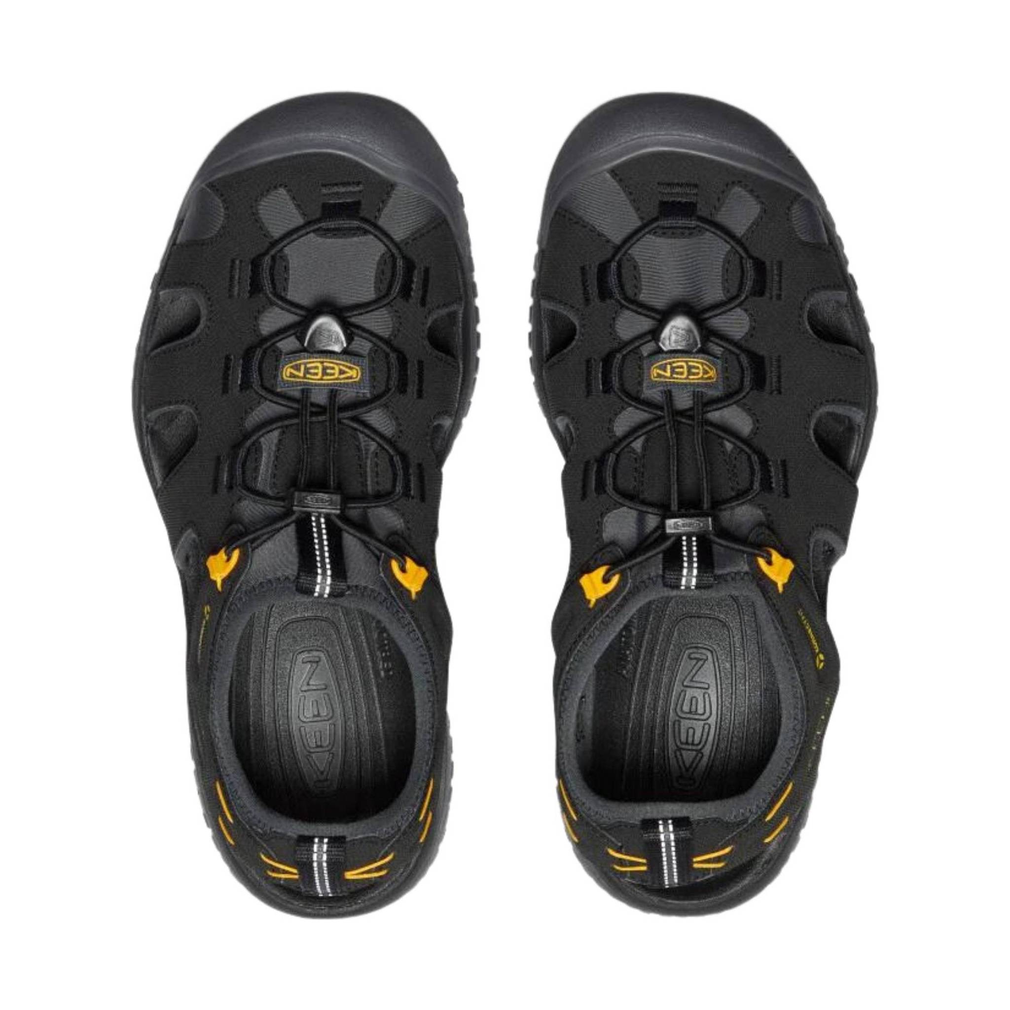 KEEN Men's Solr Sandal - Black/Gold by Lenny's Shoe & Apparel