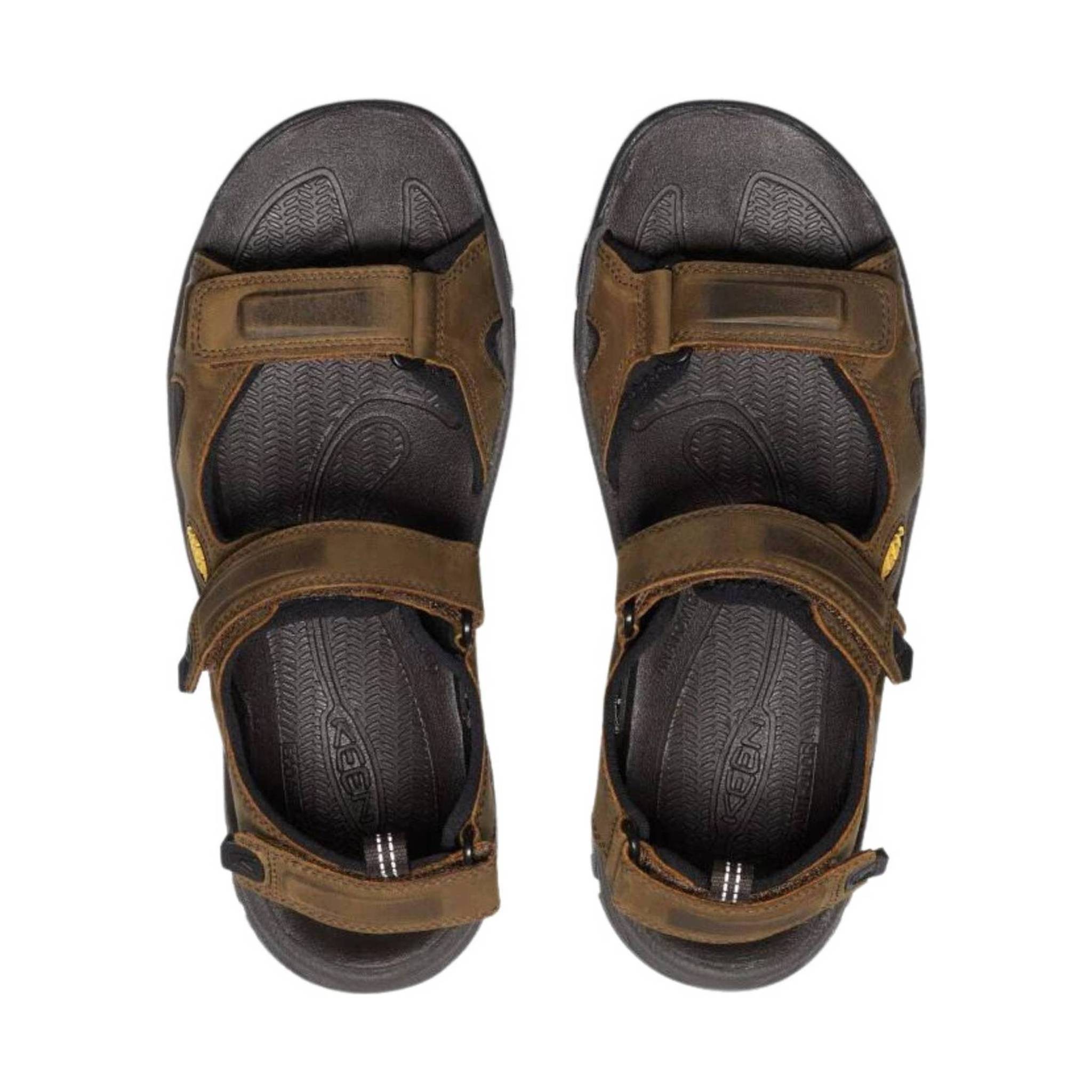 KEEN Men's Targhee III Open Toe Sandal - Bison/Mulch by Lenny's Shoe & Apparel